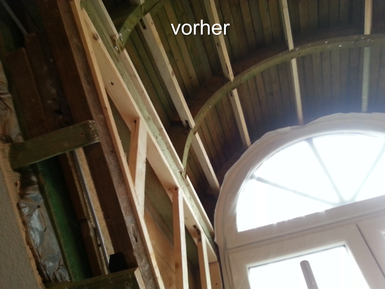 Innenraum vor der Renovierung
