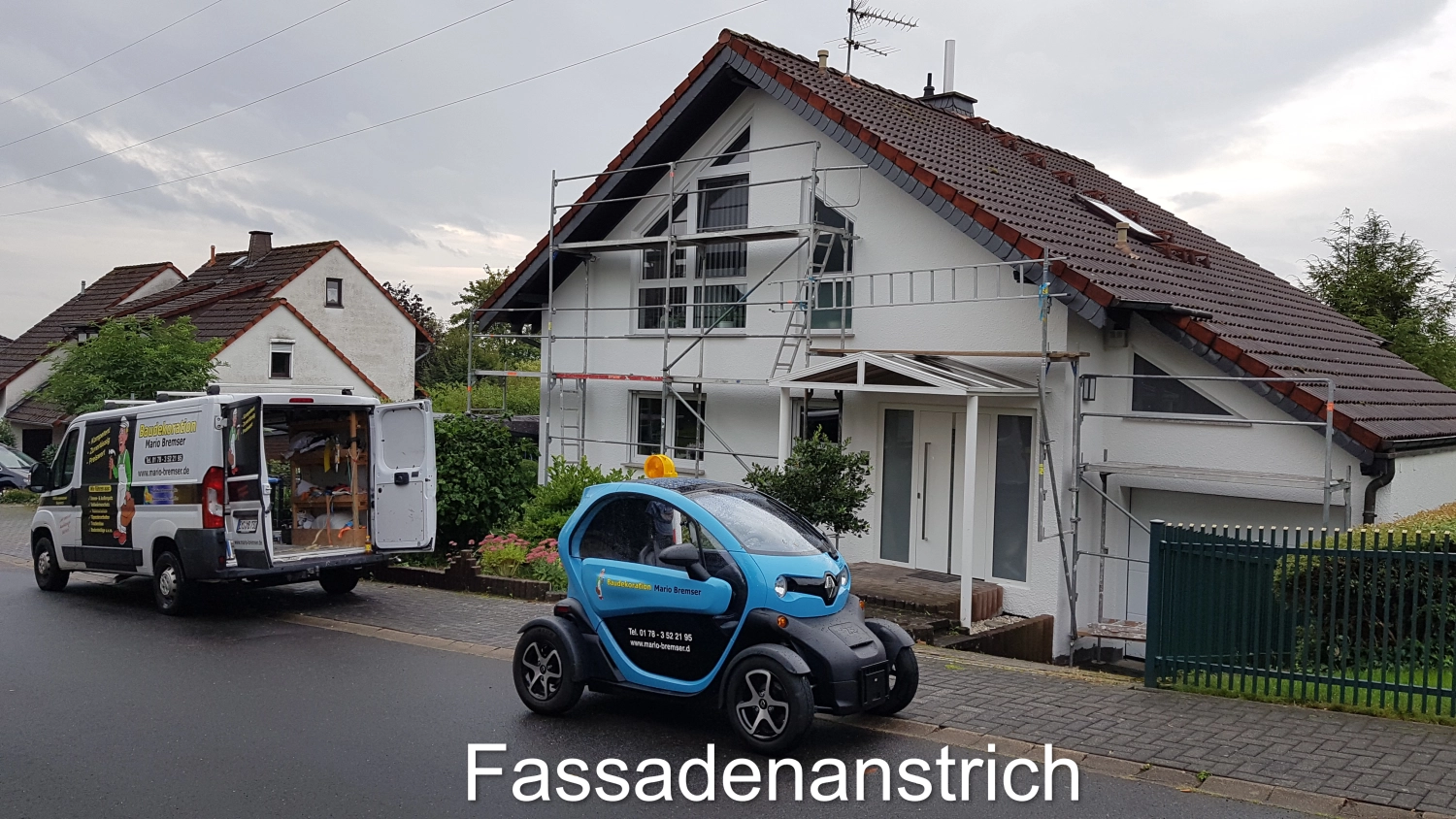 Mario Bremser Baugerüste und Lieferwagen