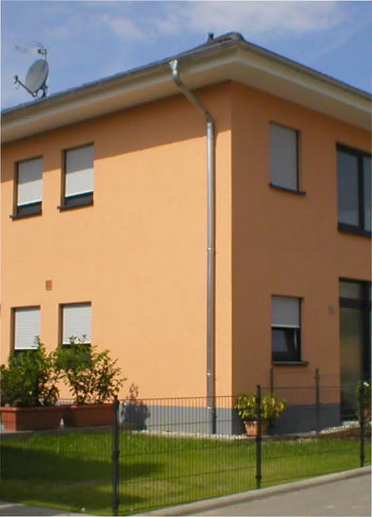 Haus voller Hitzeschutz