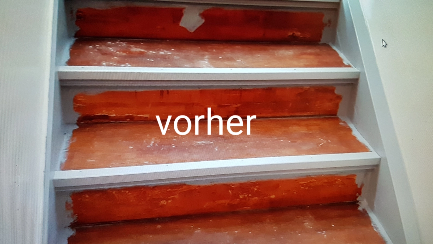 Mario Bremser Treppen vor der Renovierung